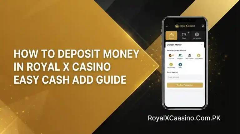 Deposit Money in Royal X Casino
