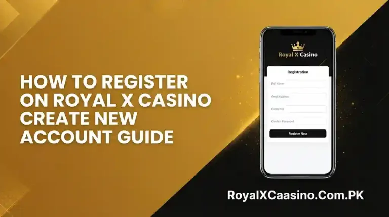 Register on Royal X Casino