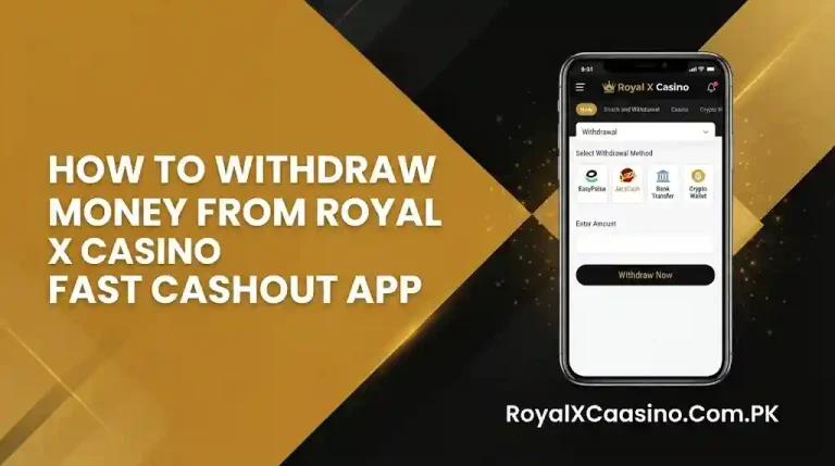Withdraw Money from Royal X Casino